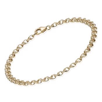 Bismark 14 karat barne armbånd, 3,5 mm - 16 cm